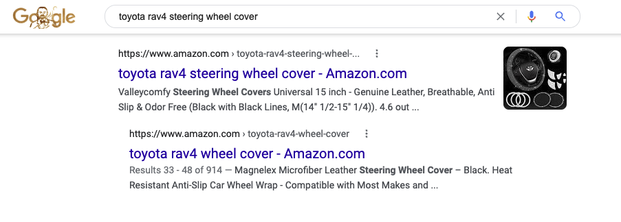 toyota rav4 steering wheel cover search