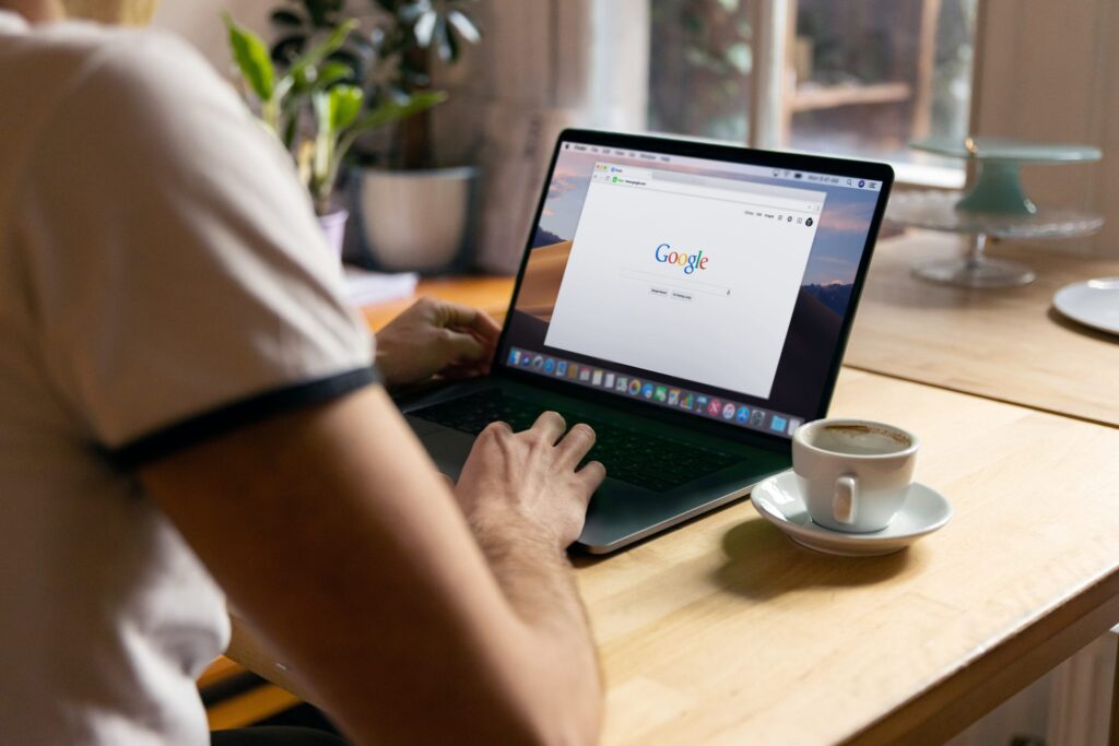 google search page
