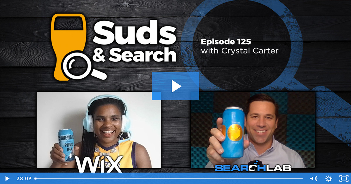 Suds & Search 125 | Crystal Carter, Head of SEO Communications at